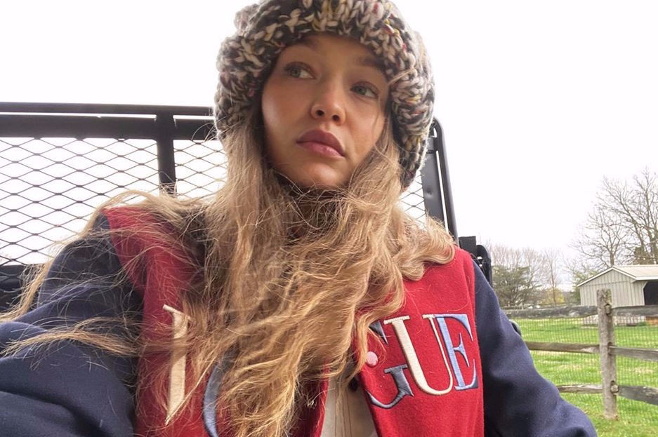 Sau tin mang bau, Gigi Hadid bi che gia khi de mat moc hinh anh