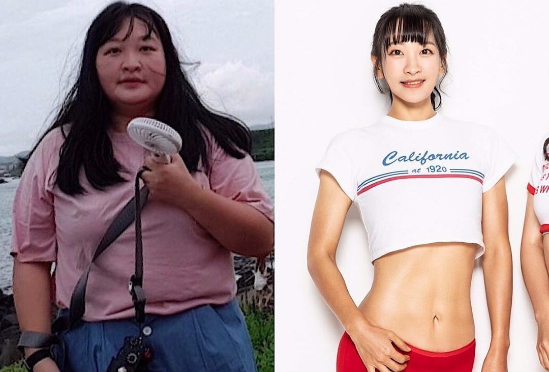 Co gai Han Quoc noi tieng sau khi giam thanh cong 49 kg hinh anh