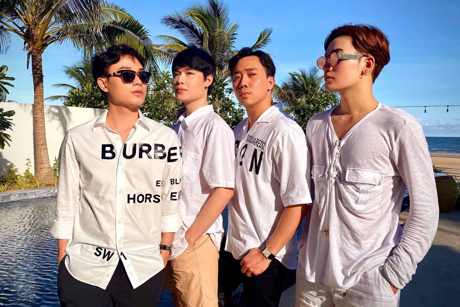 Tran Thanh va hoi ban than thuong phoi do nhom the nao? hinh anh