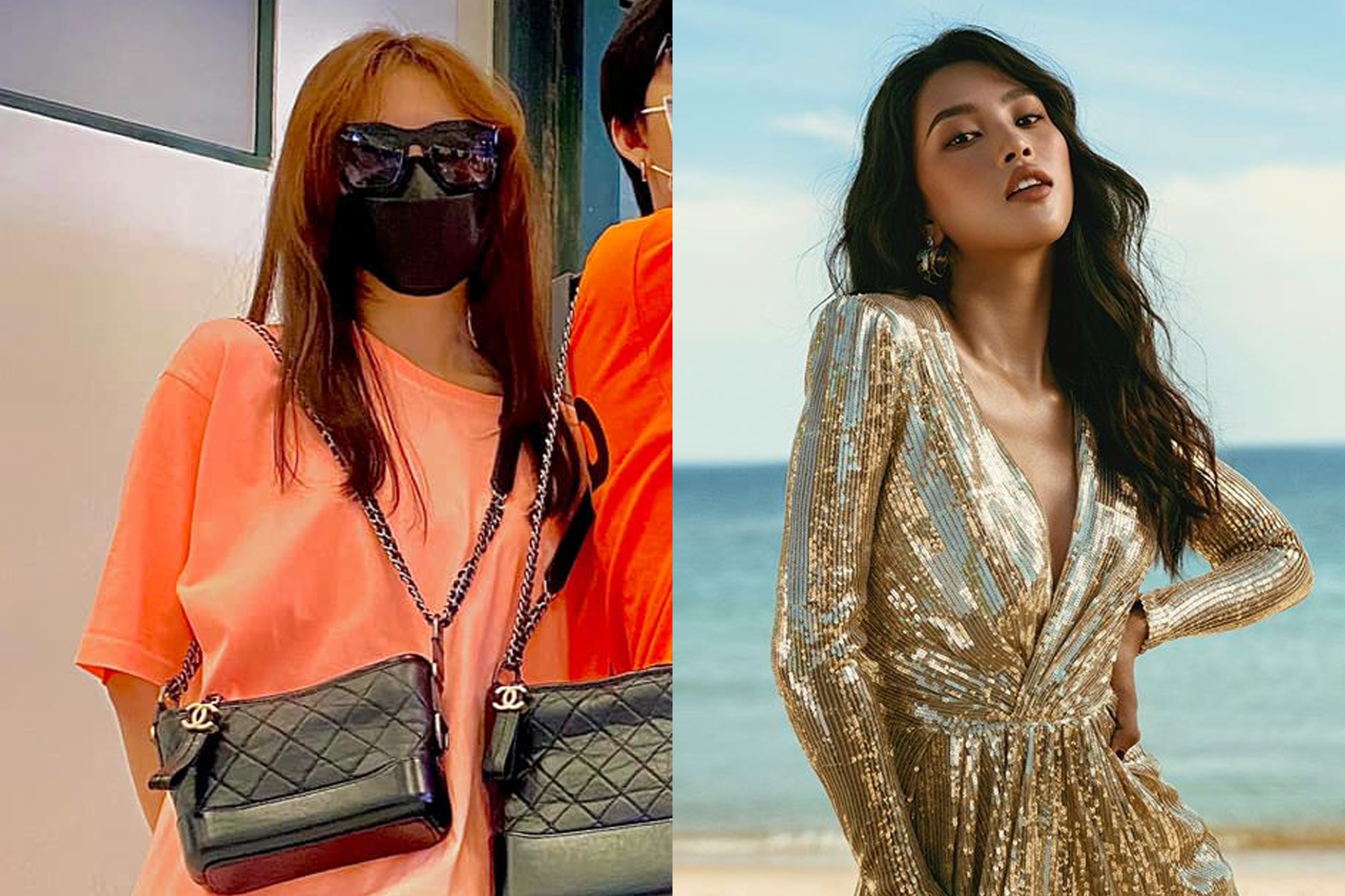 Hari Won deo tui Chanel giong Quang Trung, Tieu Vy mac vay xe sau sexy hinh anh