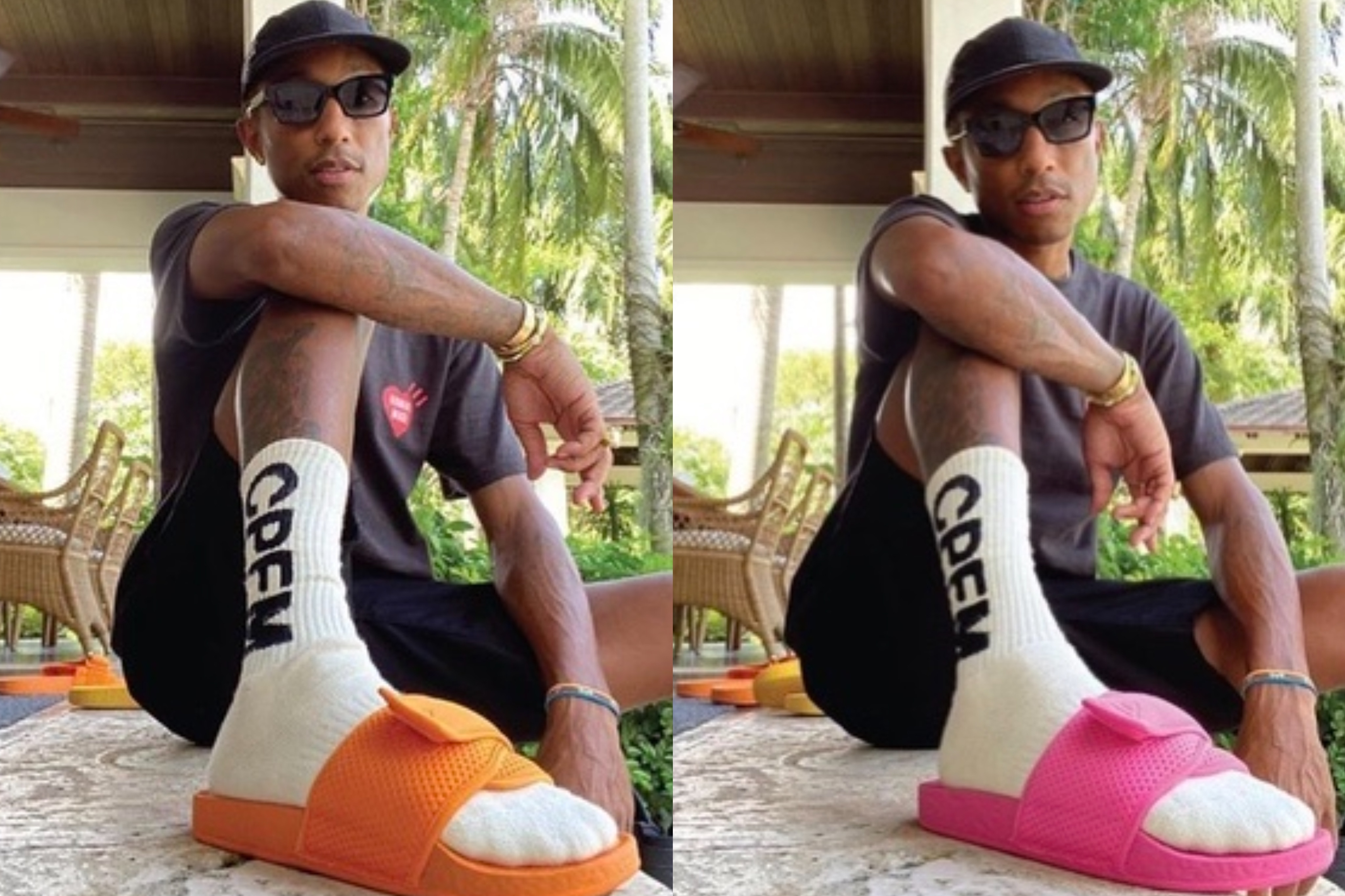 Pharrell Williams lo anh dep adidas co 4 mau, ra mat ngay 1/8 hinh anh
