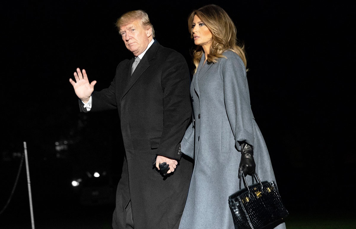 Melania Trump deo tui hermes dat do anh 1