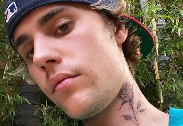 Justin Bieber xam hoa hong len co hinh anh