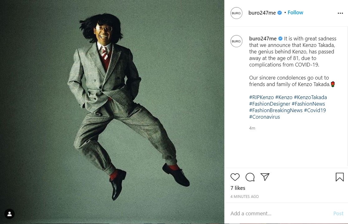 kenzo takada qua đời do covid 19 ảnh 3 kenzo takada qua doi do covid 19 anh 3