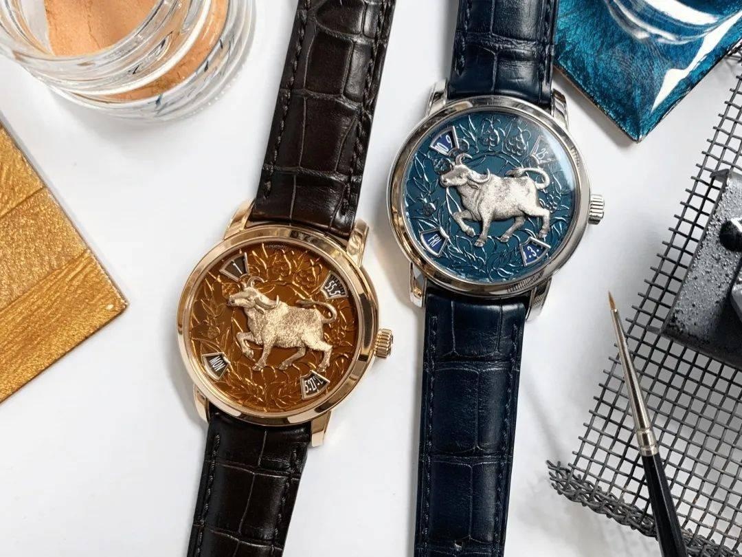 mau dong ho in hinh con trau anh 1