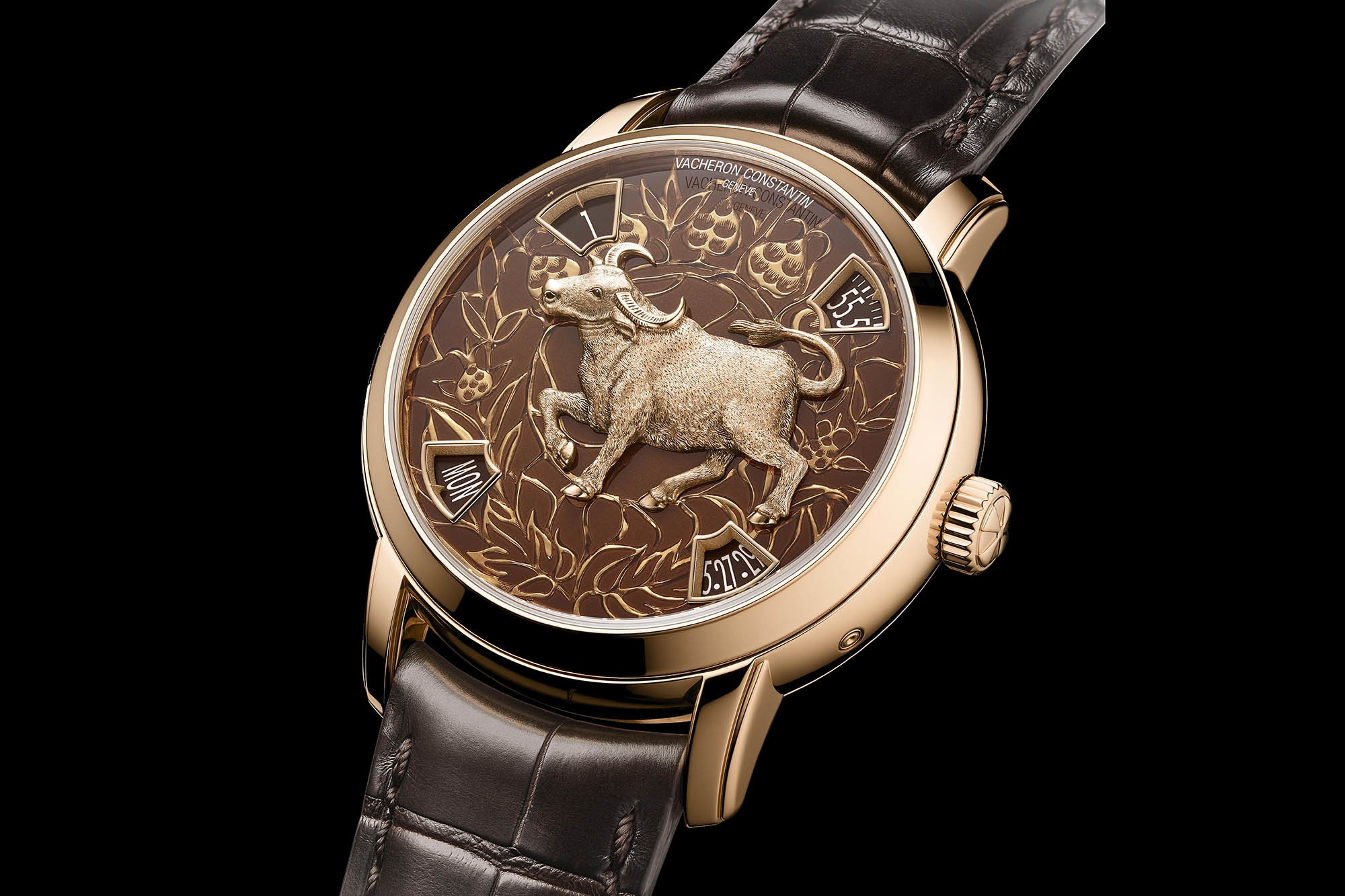 mau dong ho in hinh con trau anh 2