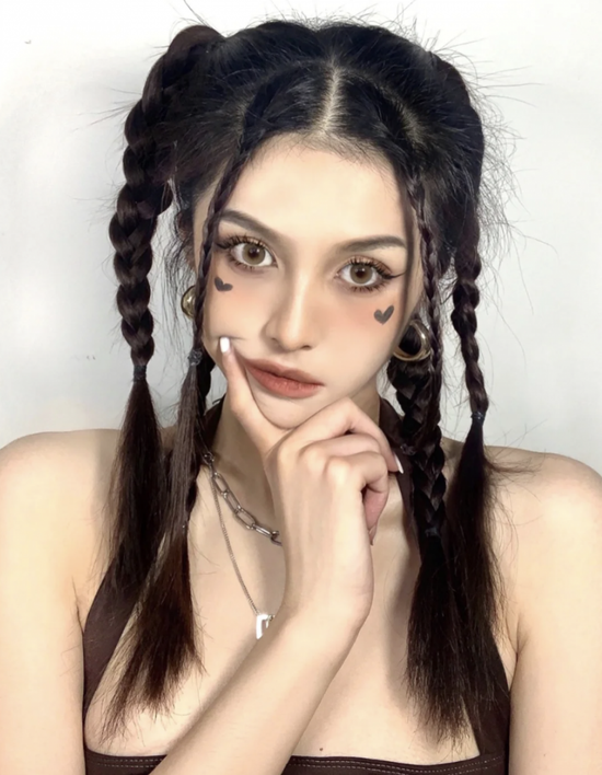 mốt tết tóc của dàn hot girl châu á ảnh 7 mot tet toc cua dan hot girl chau a anh 7