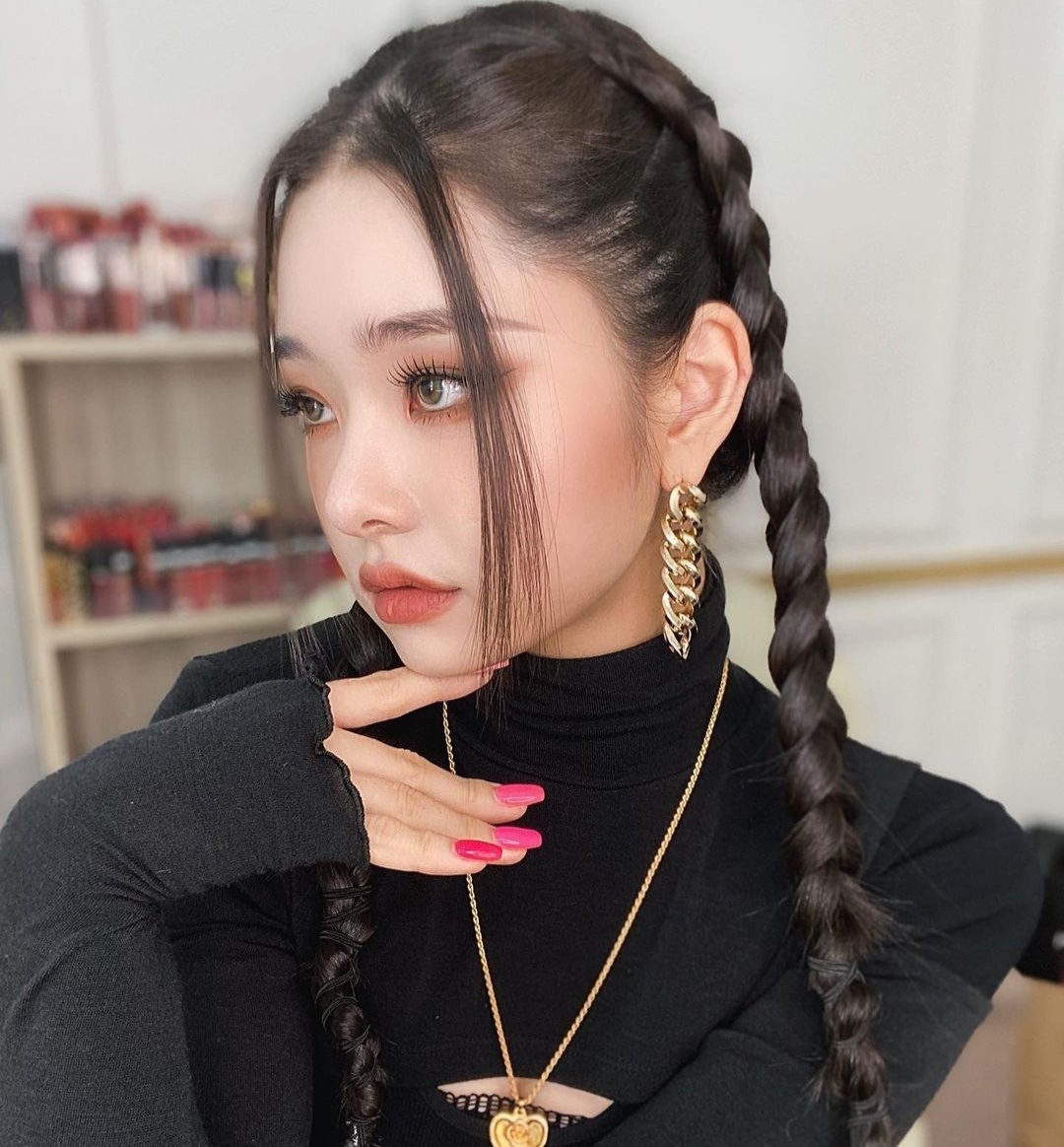 mốt tết tóc của dàn hot girl châu á ảnh 1 mot tet toc cua dan hot girl chau a anh 1