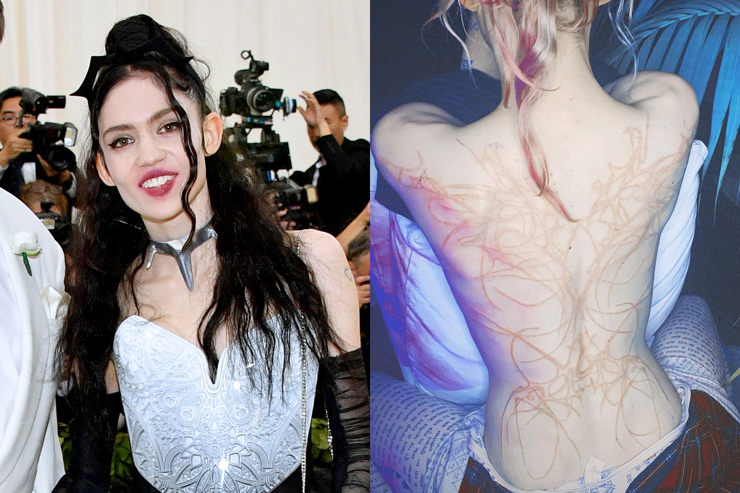 Ban gai ty phu Elon Musk xam kin lung hinh anh