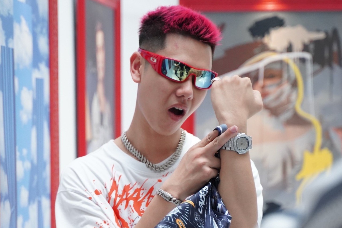 Gioi tre Ha Noi dien giay, phu kien gi khi thi Rap Viet? hinh anh