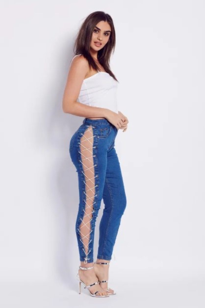 quần jeans cắt xẻ lạ mắt ảnh 10 quan jeans cat xe la mat anh 10