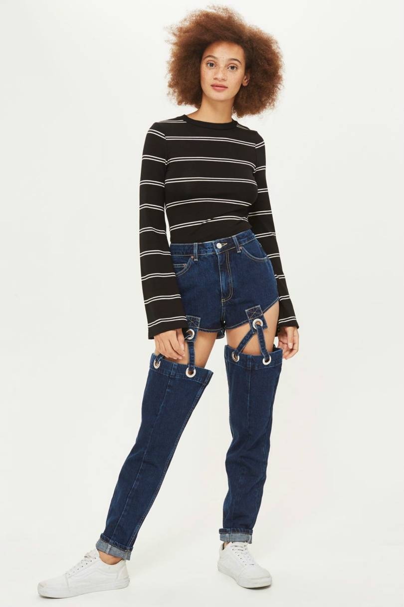 quần jeans cắt xẻ lạ mắt ảnh 6 quan jeans cat xe la mat anh 6