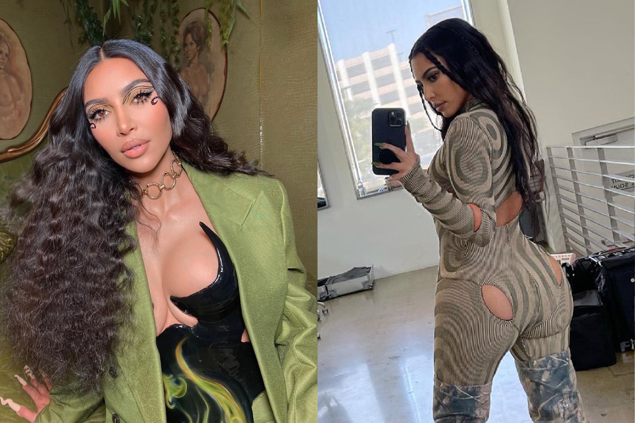 Quan thung lo va loat trang phuc doc dao cua Kim Kardashian hinh anh