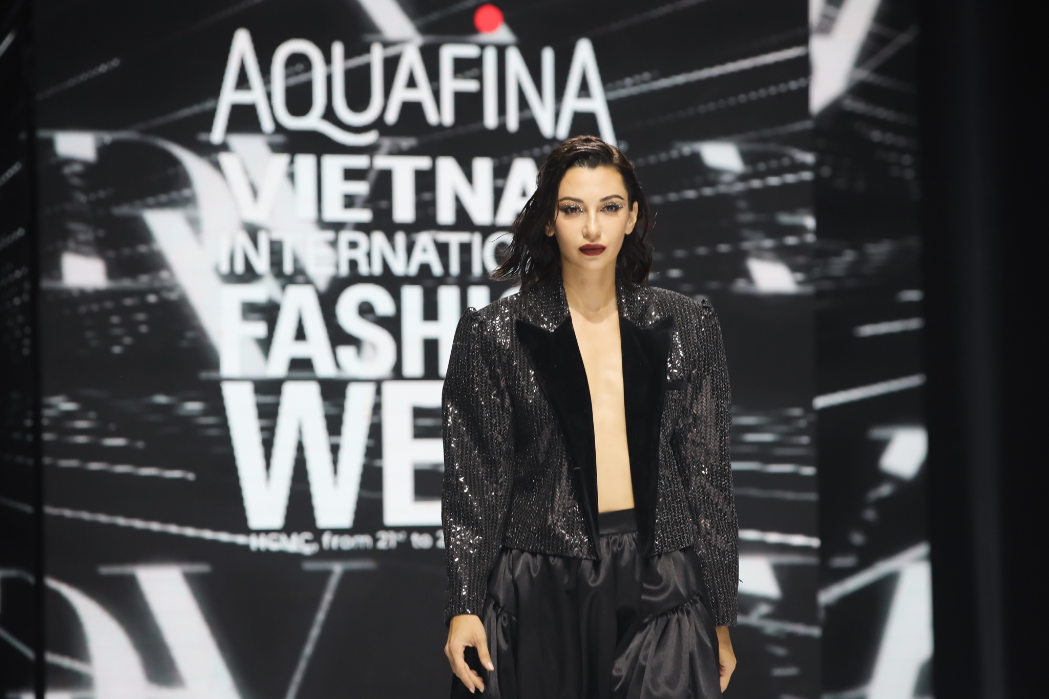 Aquafina Tuan le Thoi trang Quoc te Viet Nam anh 5