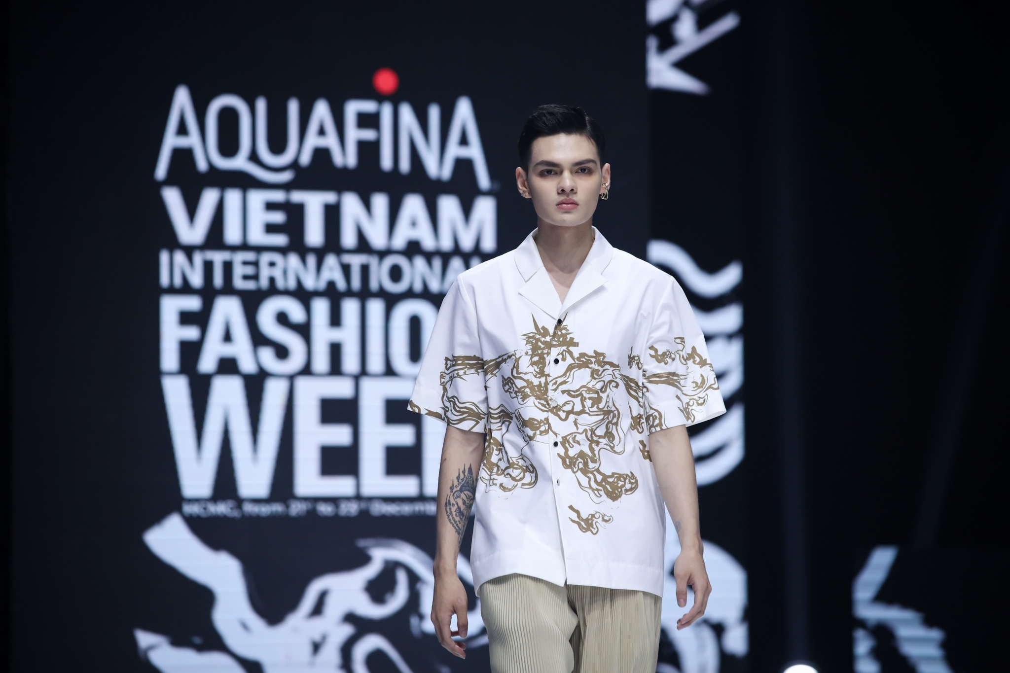 Aquafina Tuan le Thoi trang Quoc te Viet Nam anh 2