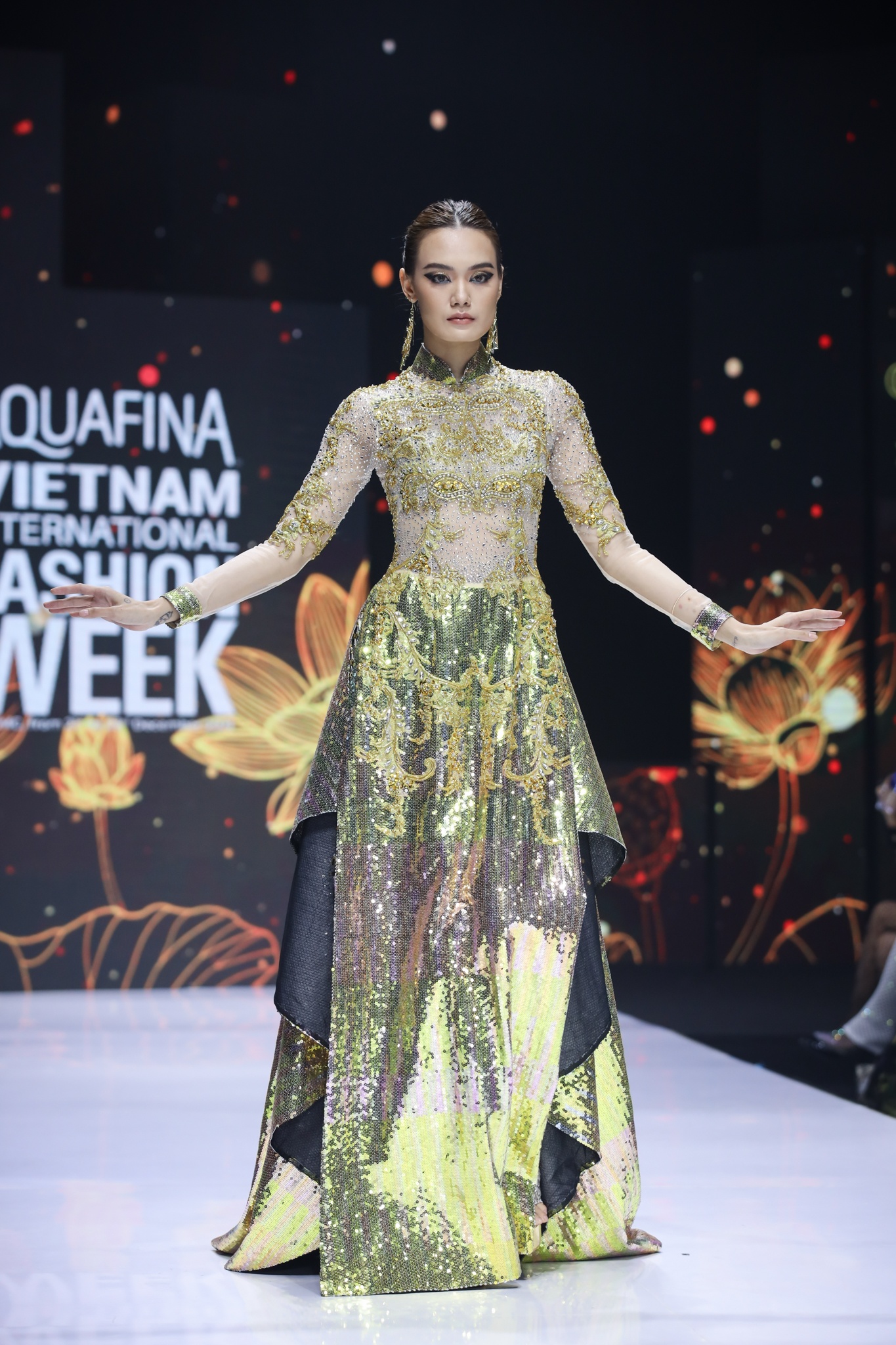 Aquafina Tuan le Thoi trang Quoc te Viet Nam anh 8