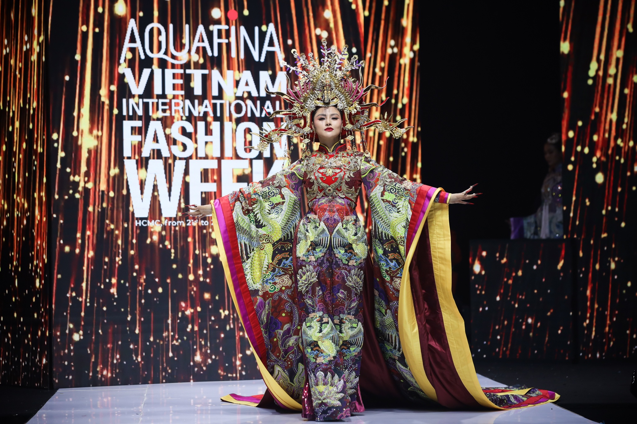 Aquafina Tuan le Thoi trang Quoc te Viet Nam anh 1
