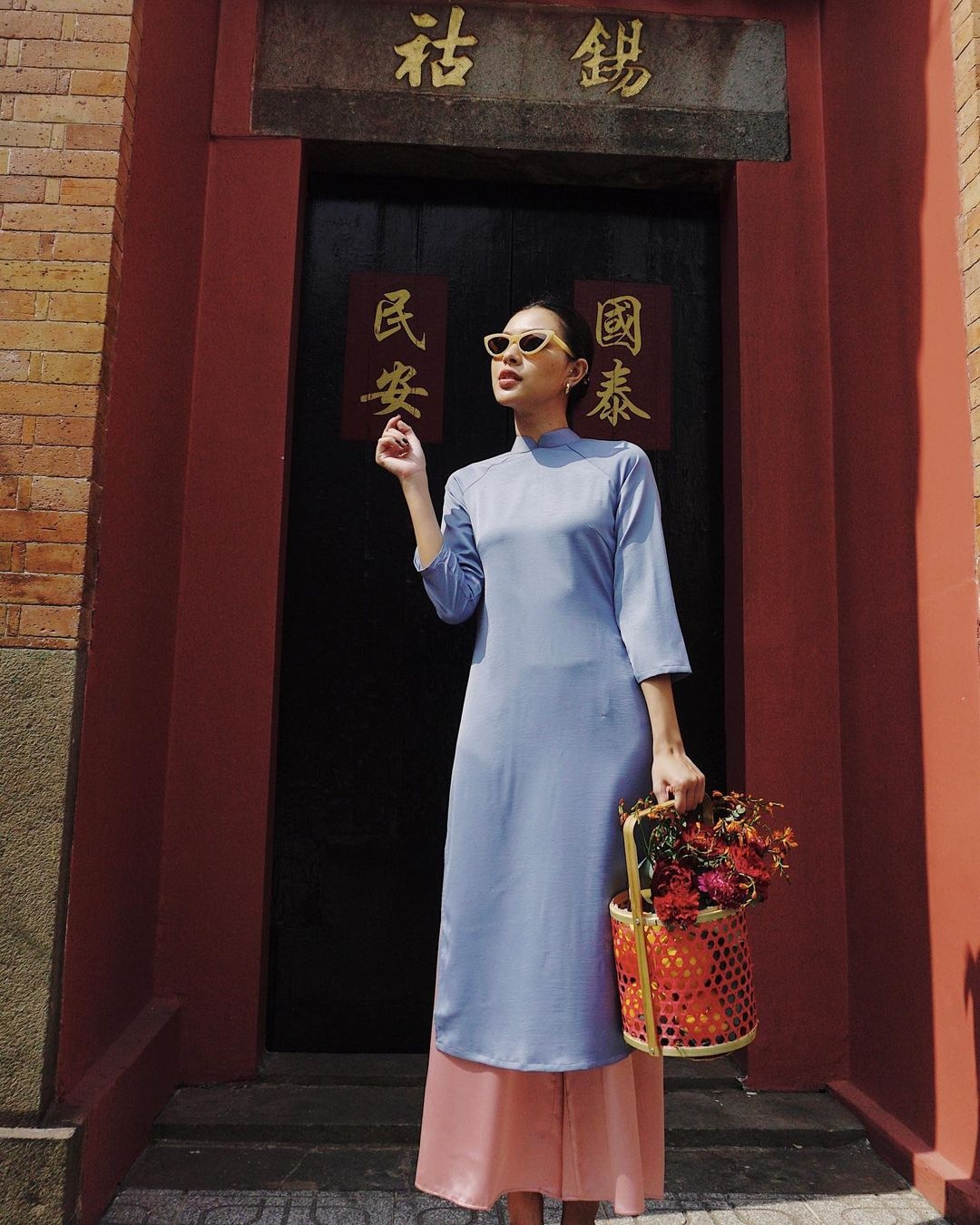 sao việt diện áo dài đón tết ảnh 11 sao viet dien ao dai don tet anh 11