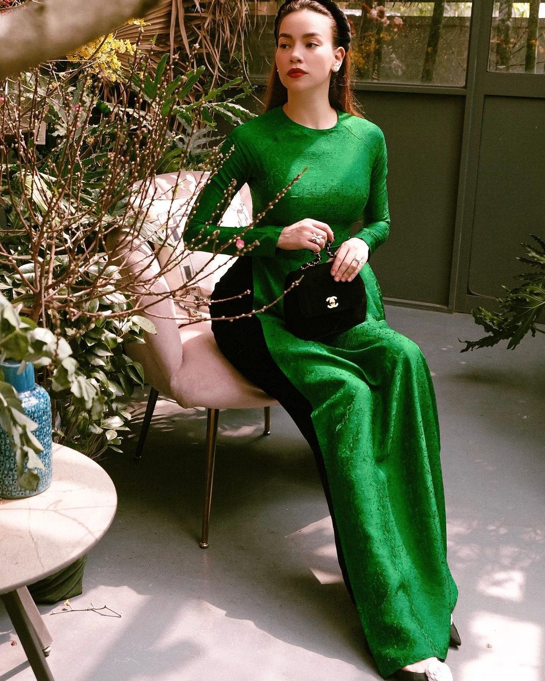 sao việt diện áo dài đón tết ảnh 3 sao viet dien ao dai don tet anh 3
