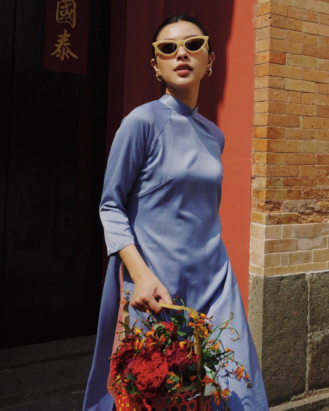 sao việt diện áo dài đón tết ảnh 12 sao viet dien ao dai don tet anh 12