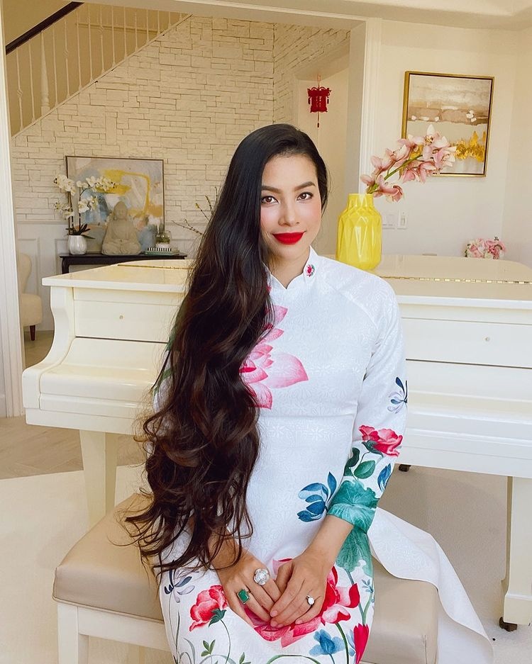 sao việt diện áo dài đón tết ảnh 5 sao viet dien ao dai don tet anh 5