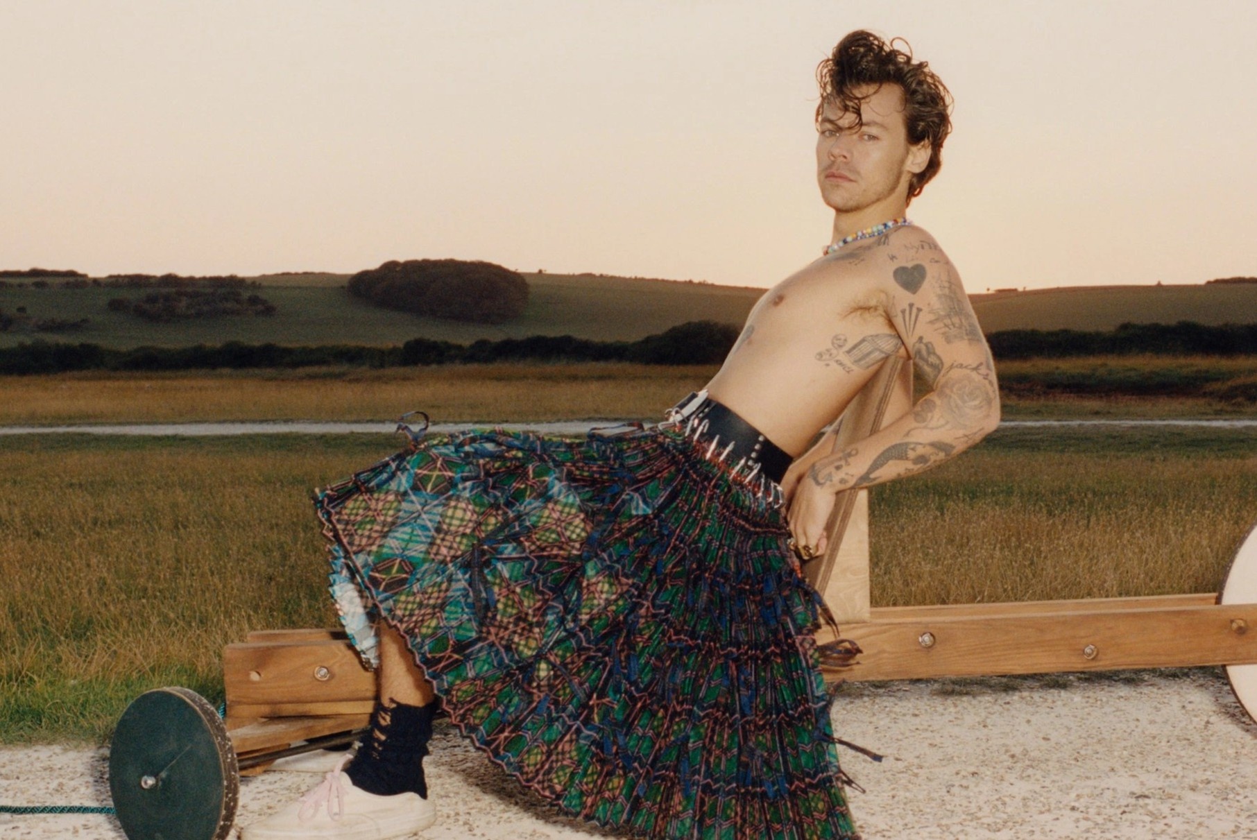 Nguoi dung sau loat trang phuc doc la cua Harry Styles hinh anh