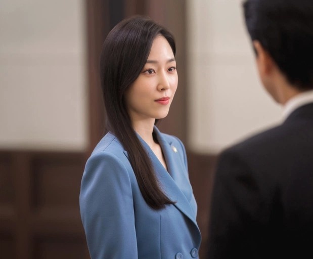 Nu dien vien giam can de vao vai luat su anh 1