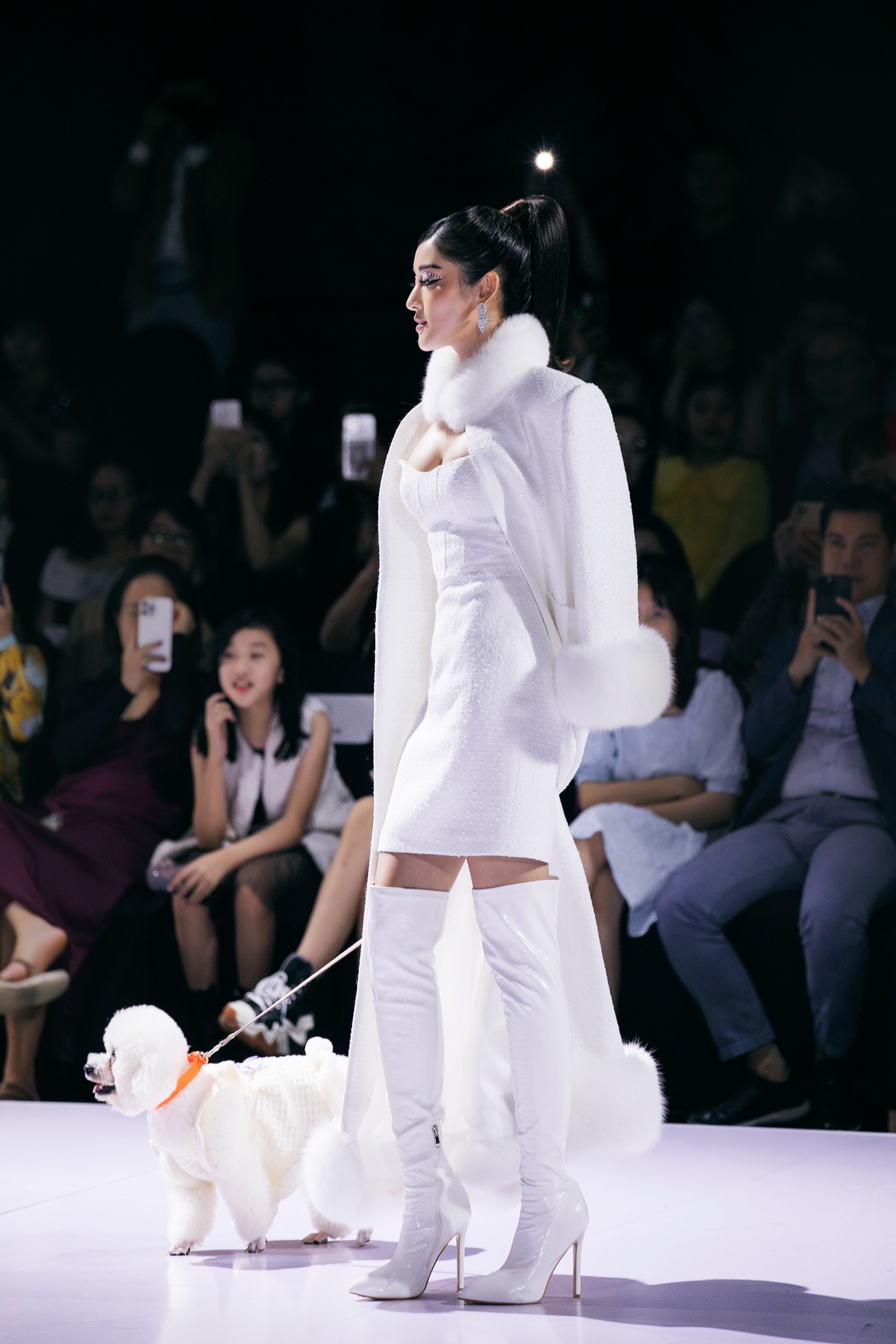 huyền mỹ dắt chó ảnh 3 huyen my dat cho anh 3