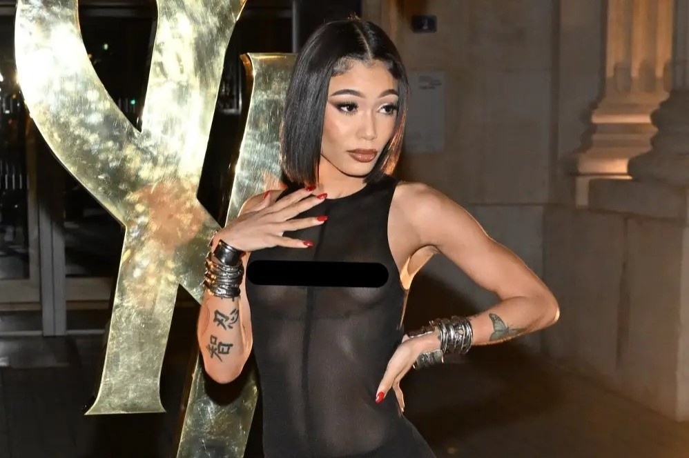 Sao nu dien mot mac nhu khong tai Tuan le thoi trang Paris hinh anh