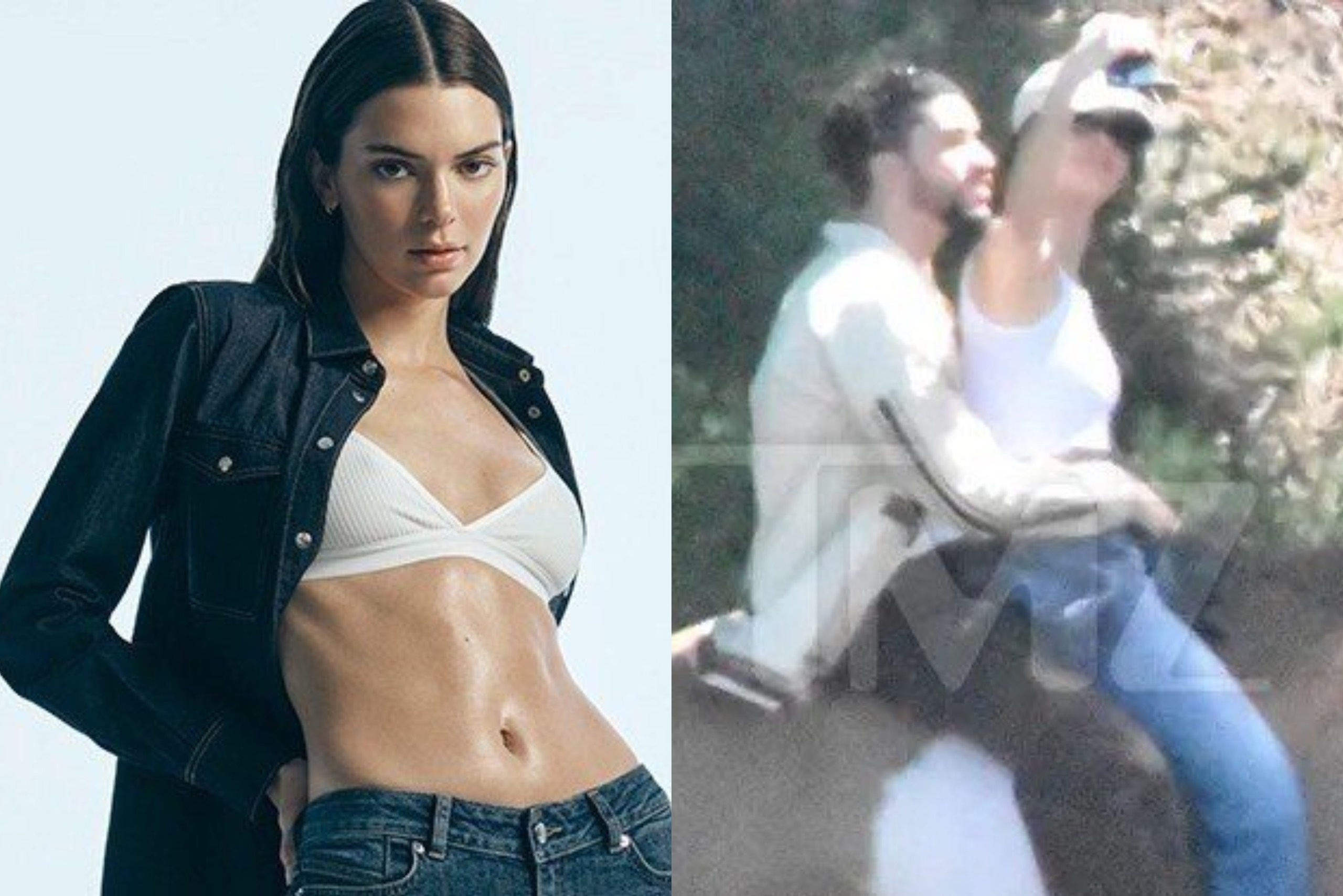 Kendall Jenner di cuoi ngua cung ban trai hinh anh