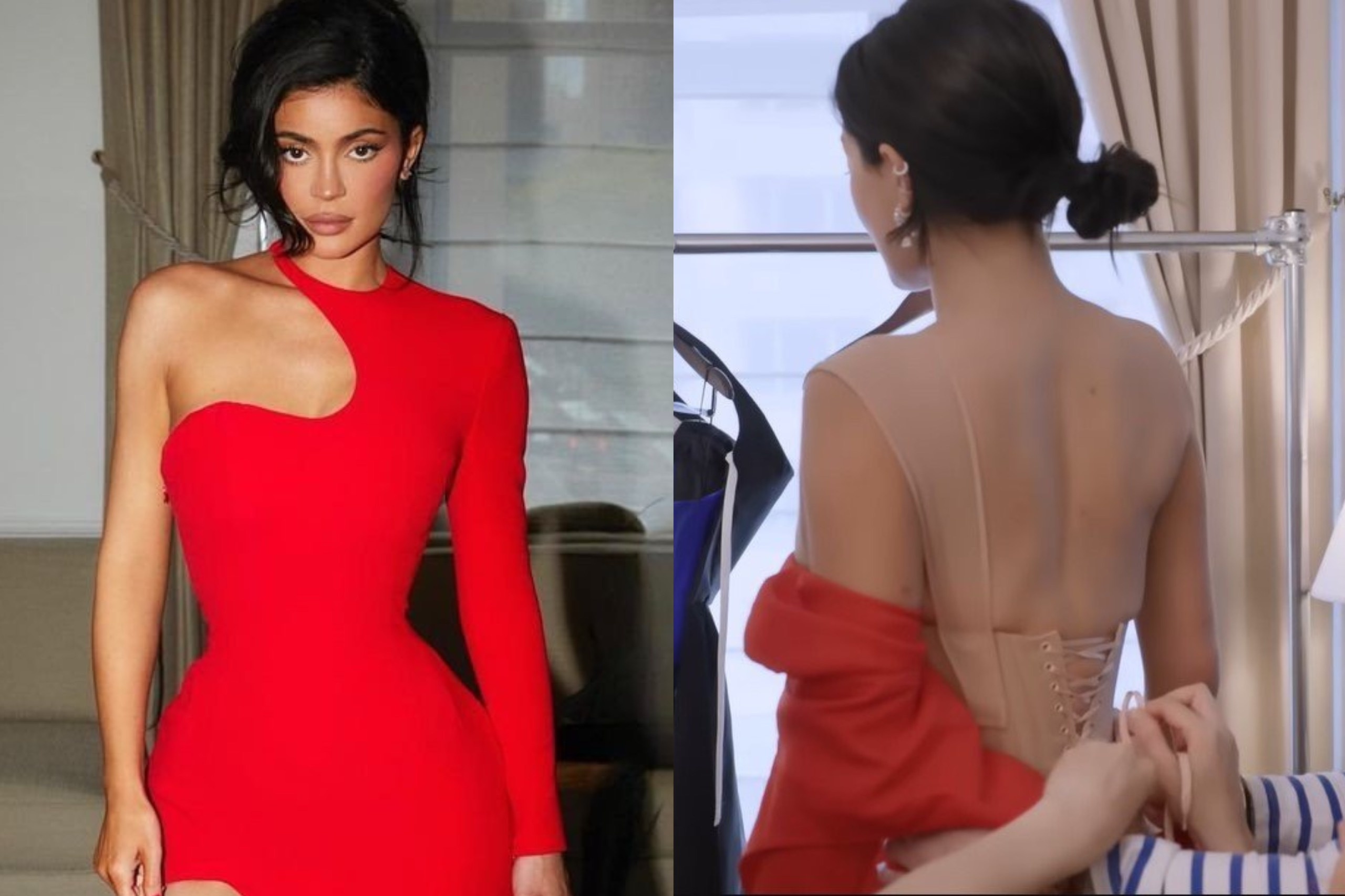 Ly do Kylie Jenner khong the ngoi xuong vi trang phuc o Met Gala 2023 hinh anh