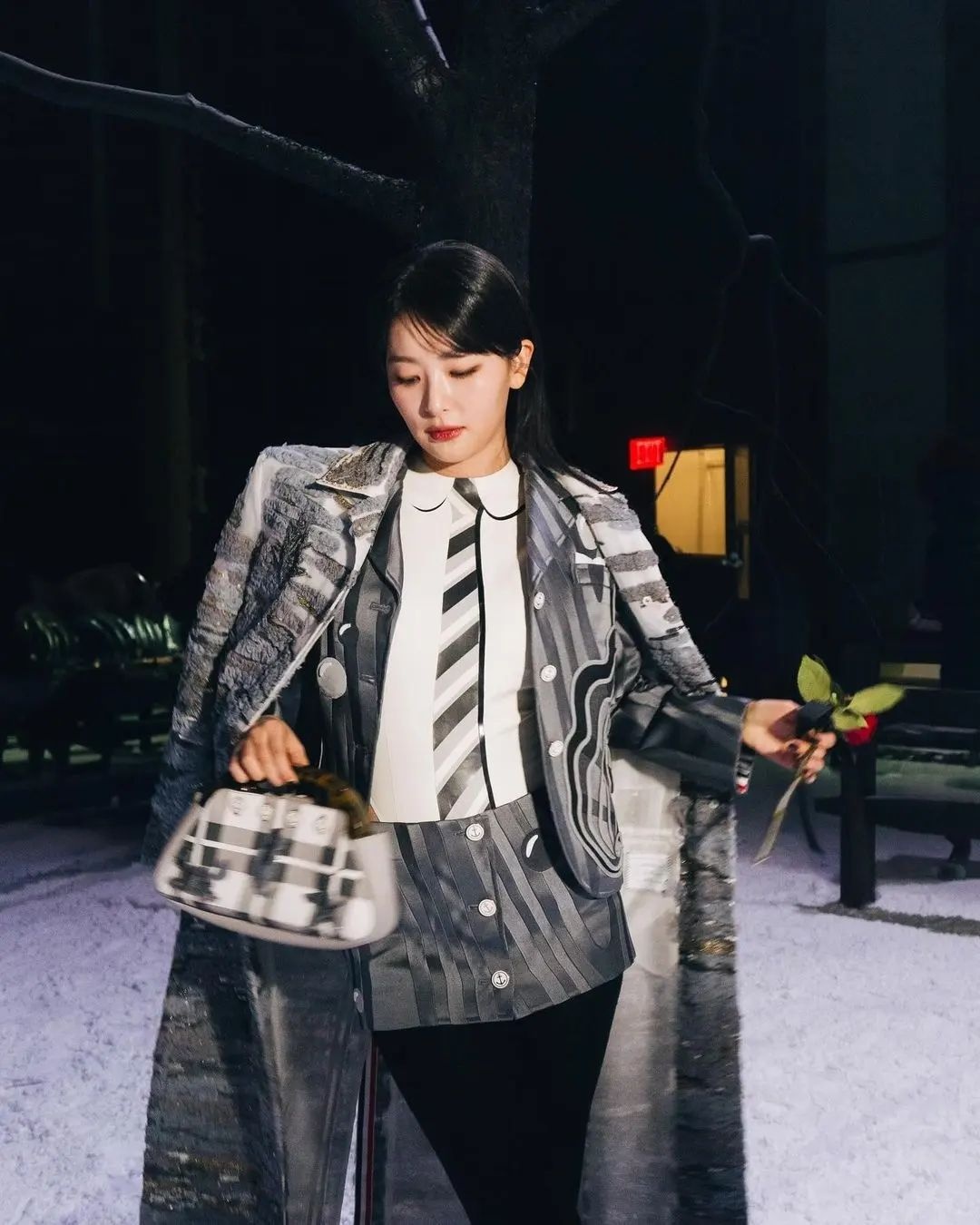 thom browne,  nyfw,  show thom browne,  seulgi,  red velvet anh 4