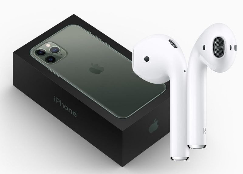 iPhone kèm tai nghe AirPods ảnh 1 iPhone kem tai nghe AirPods anh 1