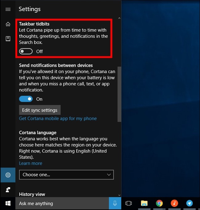 tat quang cao trong Windows 10 anh 5
