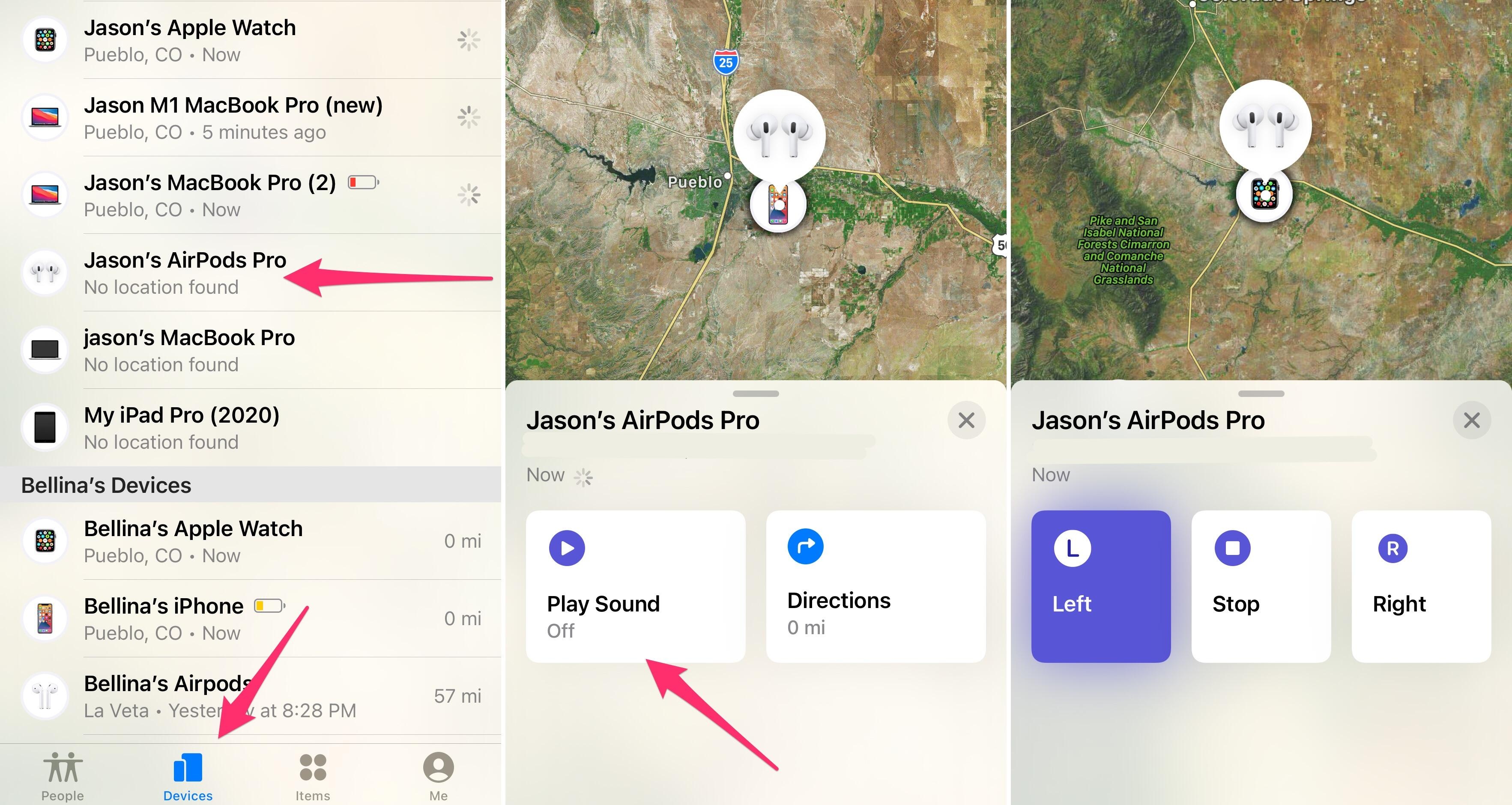 cach tim tai nghe AirPods bang tinh nang Find My anh 3