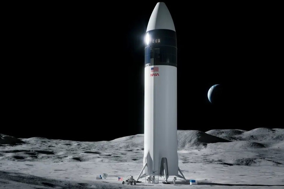 Elon Musk an dinh thoi diem dua nguoi My tro lai Mat Trang hinh anh