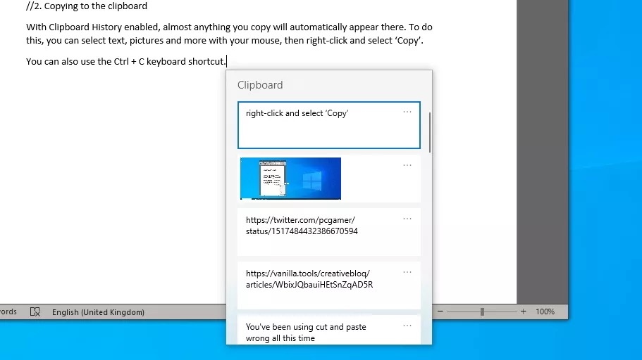 cach su dung tinh nang Clipboard History anh 4