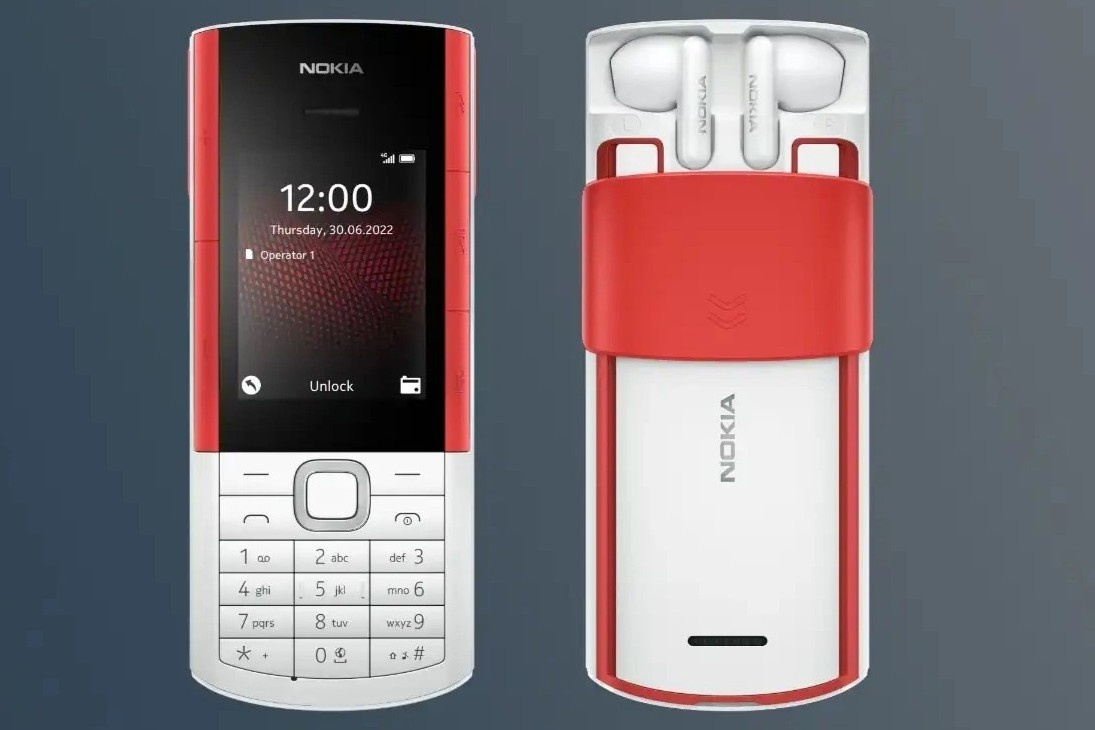 Dong dien thoai Nokia XpressMusic tai xuat, di kem tai nghe khong day hinh anh