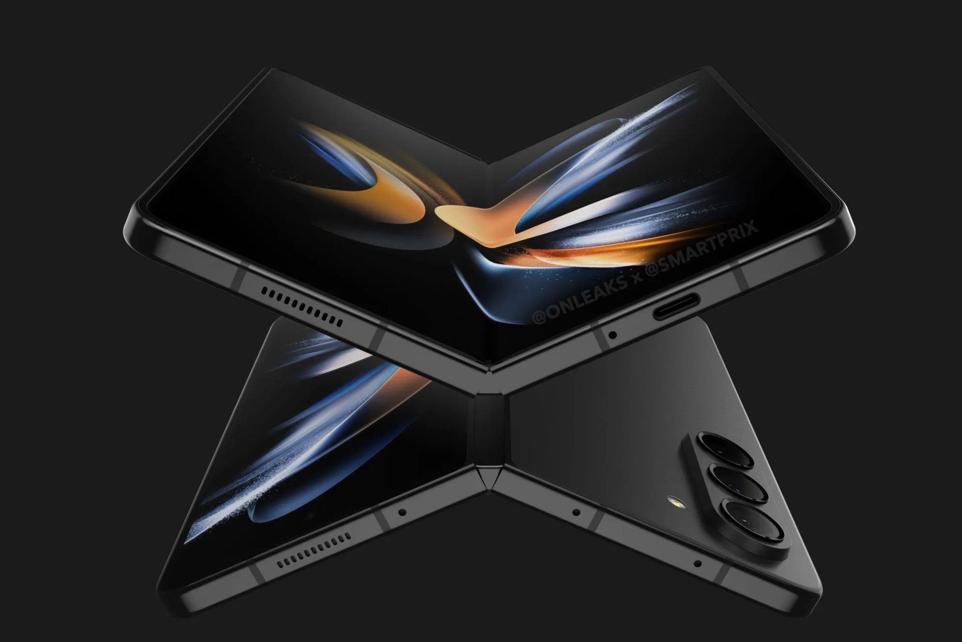 Chan dung Galaxy Z Fold5 dua tren tin don hinh anh