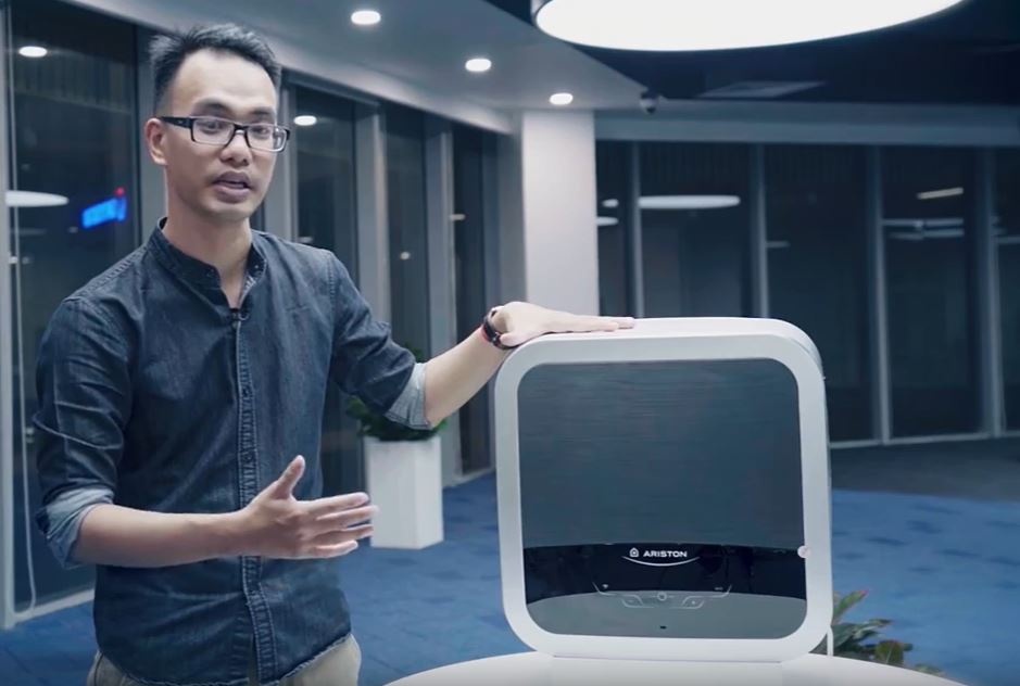 May nuoc nong thiet ke hien dai, tich hop Wi-Fi thong minh hinh anh