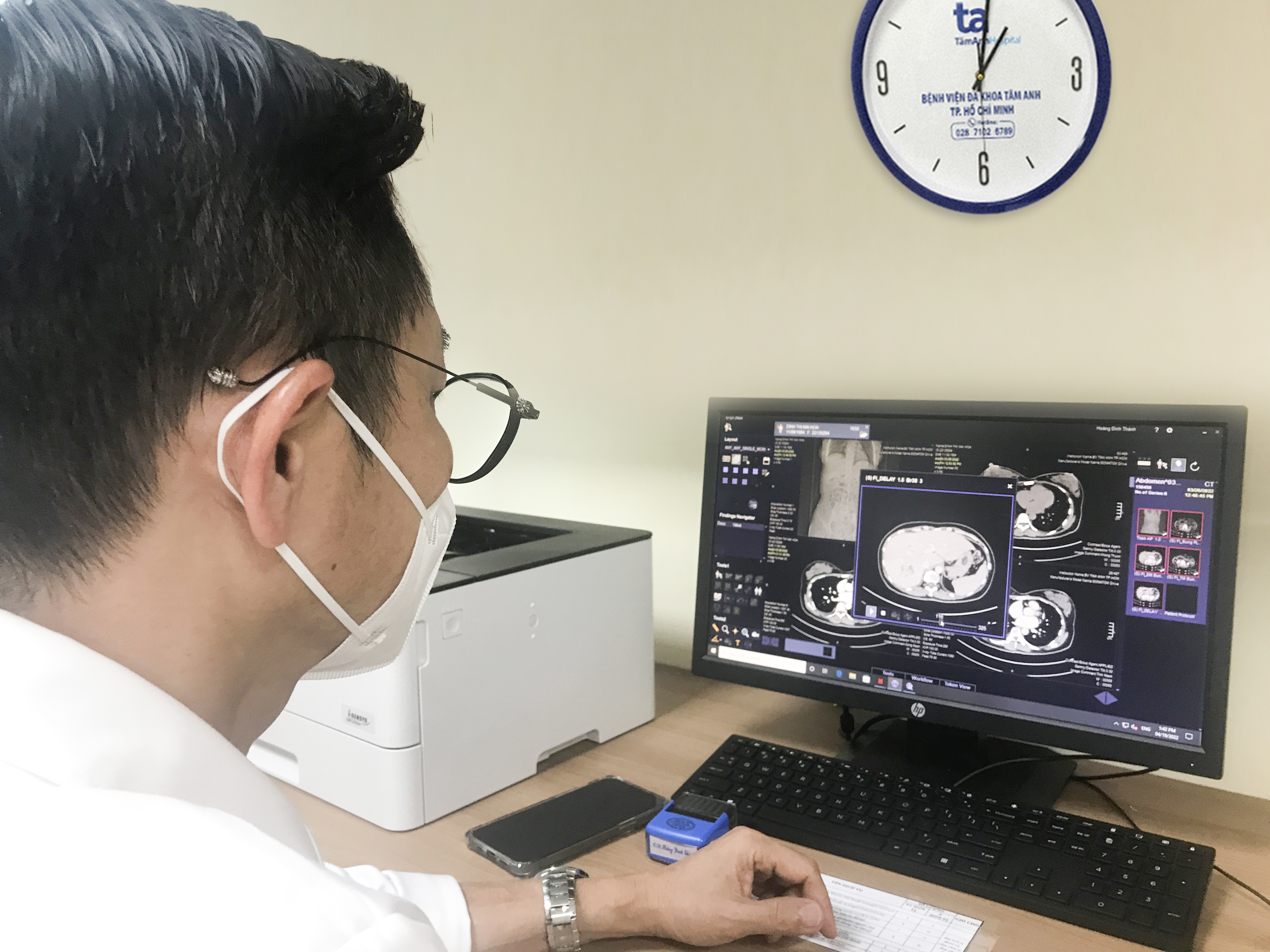 san la gan,  ky sinh trung,  benh vien Tam Anh,  Tam Anh anh 2