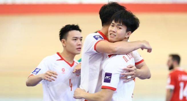 Thai Lan giup futsal Viet Nam som gianh ve vao tu ket giai chau A hinh anh