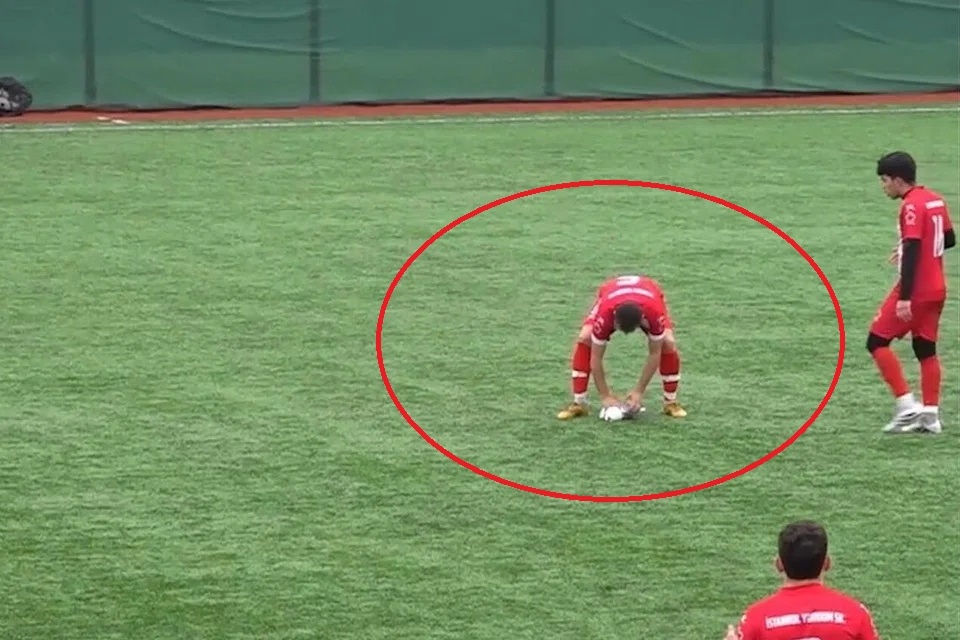 Cau thu ep tim cuu song chim mong bien giua san hinh anh