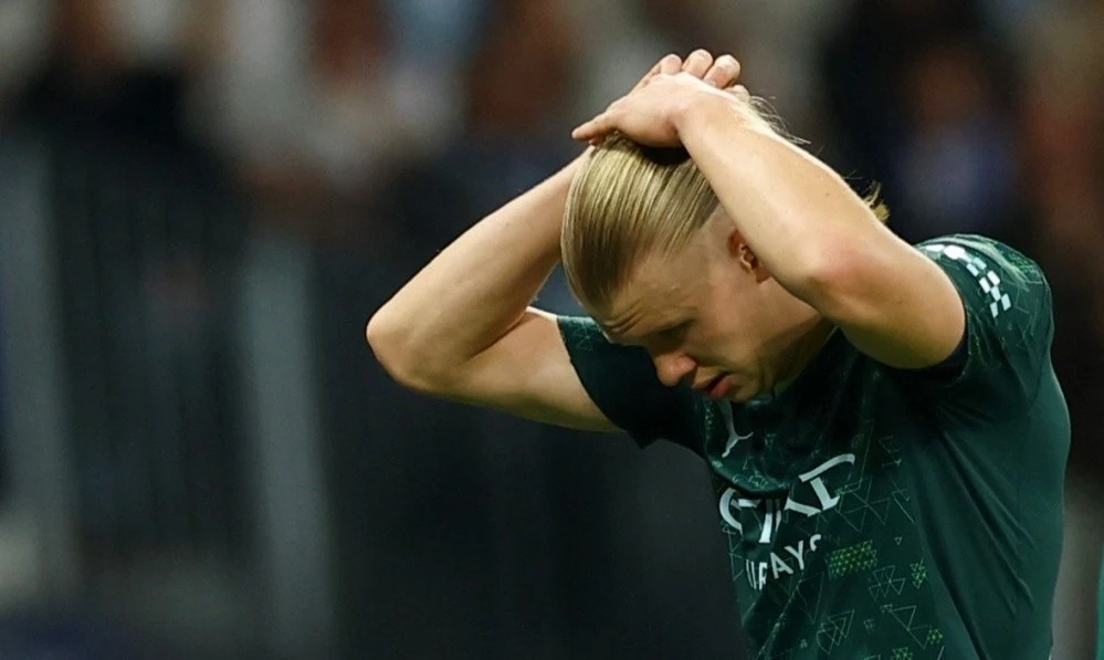 Haaland nhan diem 4 sau tran thua Real hinh anh