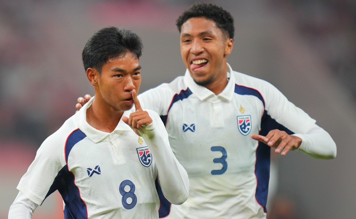 U23 Thai Lan roi chien thang truoc Trung Quoc hinh anh