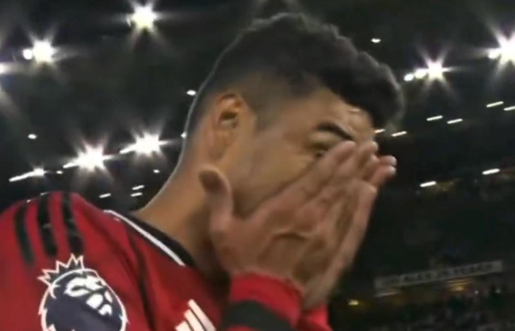 Casemiro khoc hinh anh