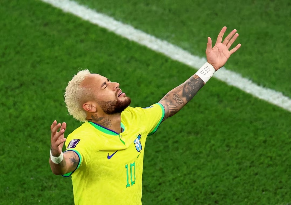 Sao World Cup dat ten Neymar cho con trai hinh anh