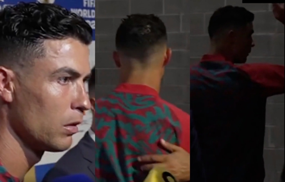 Trieu luot xem video Ronaldo noi cau vi bi hoi don ve Messi hinh anh