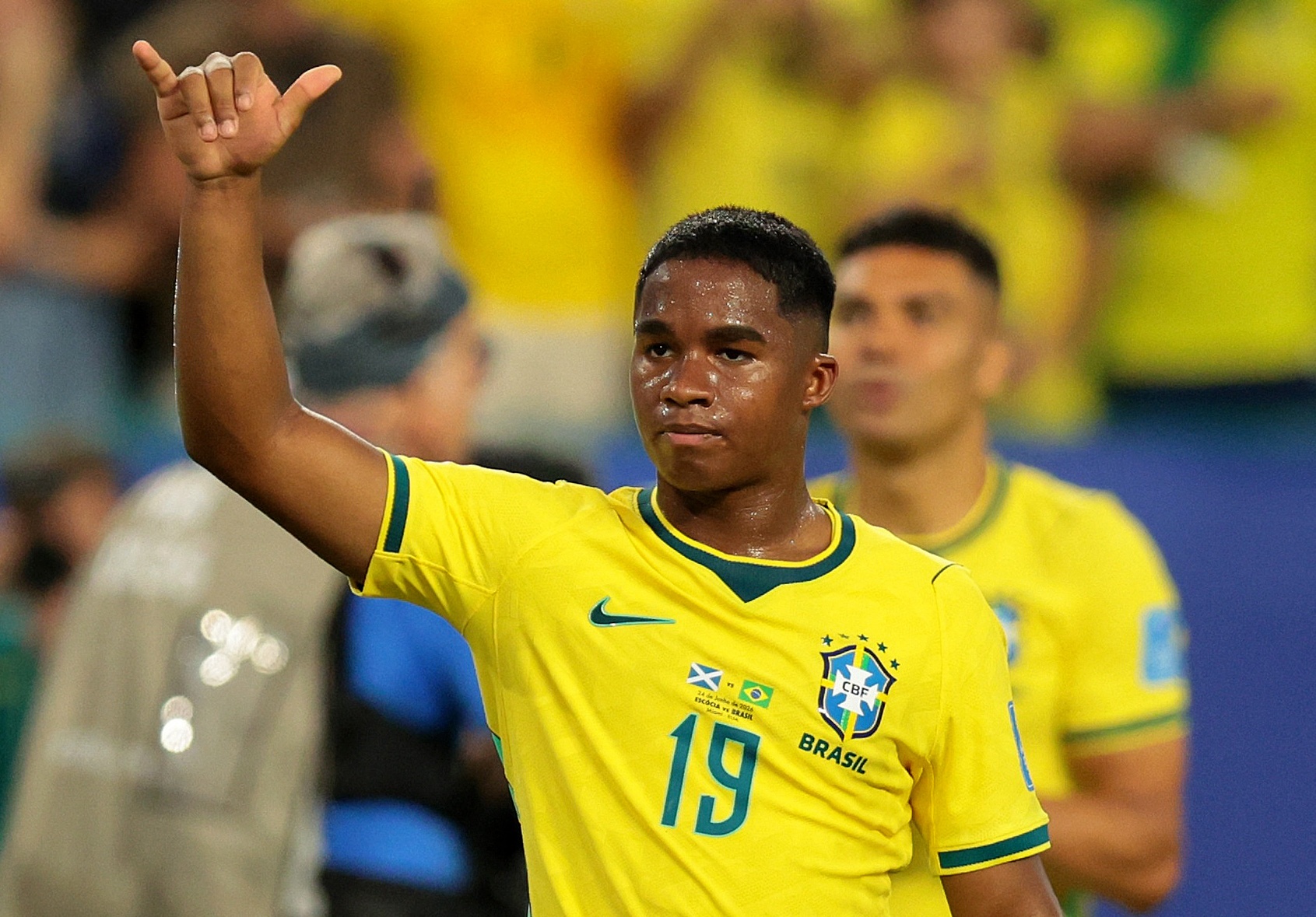 Brazil 0-1 Nhat Ban: Endrick vao san hinh anh