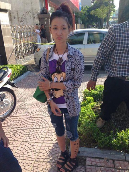 Nguyễn Thị Thùy Linh tại chốt 141.